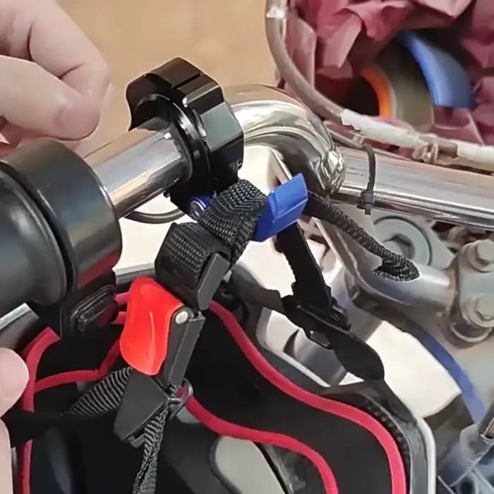 Sac de casque de moto avec crochet