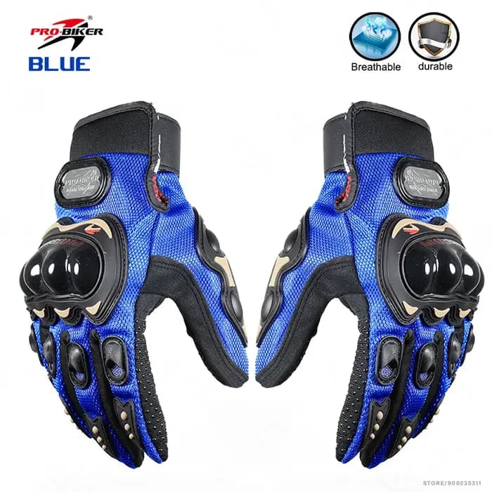 Gants de moto à doigts complets pour hommes