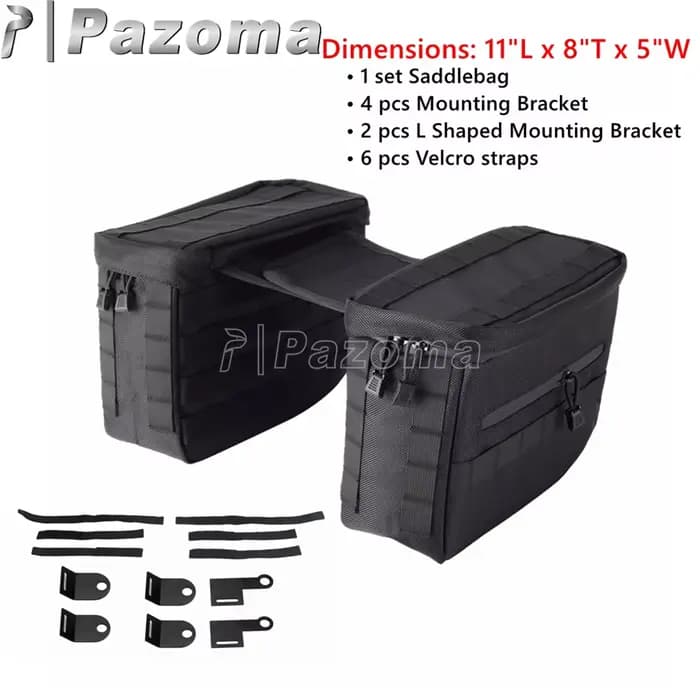 Kit de sacoches arrière pour moto, sacoches à poignée en T, Harley ocia Softail Sportster 1200 883,