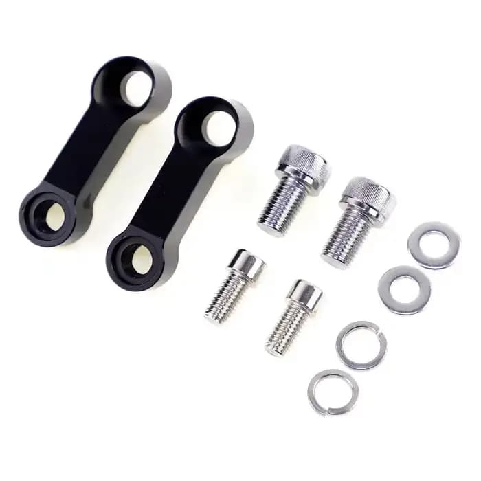 Adaptateur de fixation avant pour rétroviseur de moto et vélo électrique 10MM – Support de base étendu avec vis
