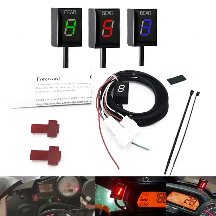 Bouchon d'installation avec indicateur 1-6 vitesses, pour YZF R1 R6 FZ8 Mt03 MT-01 Xjr1300 XJR400 FZ