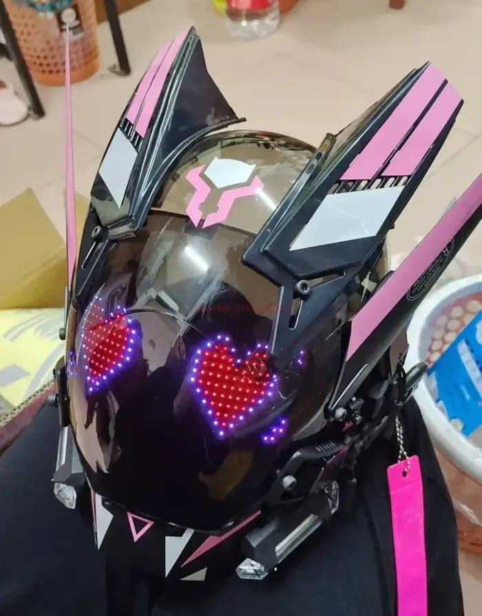 Casque Cyberpunk masque Shinobi Robot