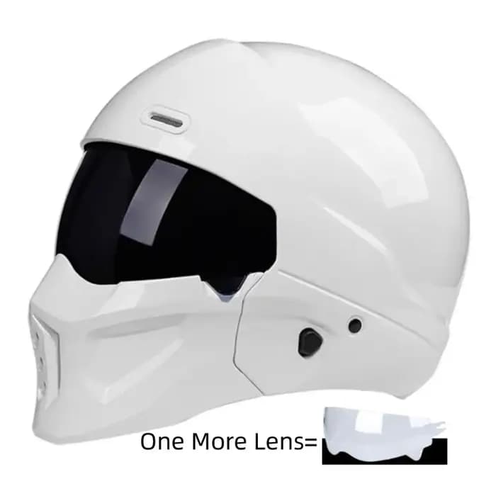 Casque de Moto rétro Vintage Cascos Para