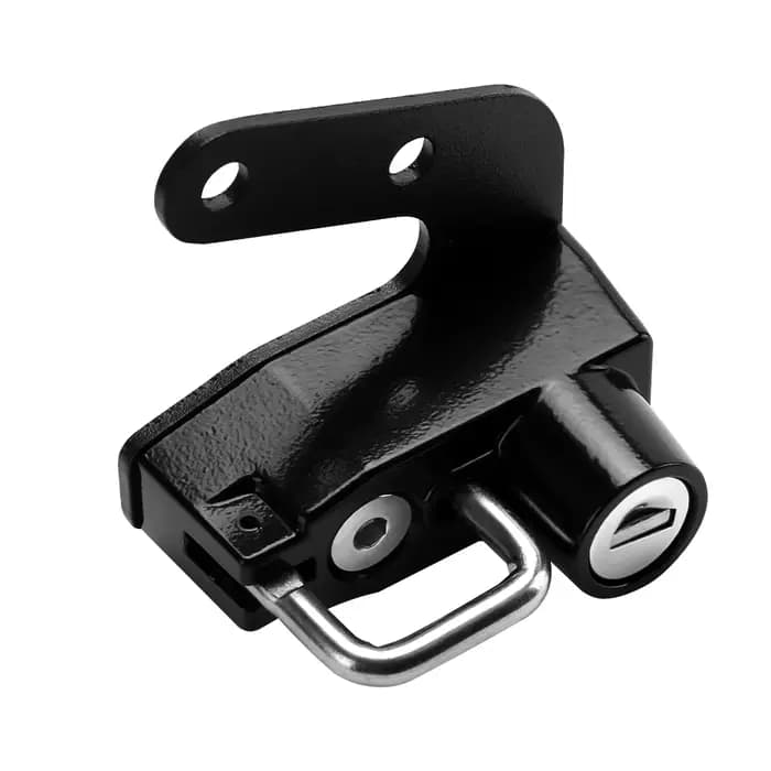 Serrure de casque noire pour moto Kawasaki Eliminator, crochet de montage en alliage, côté droit, 2