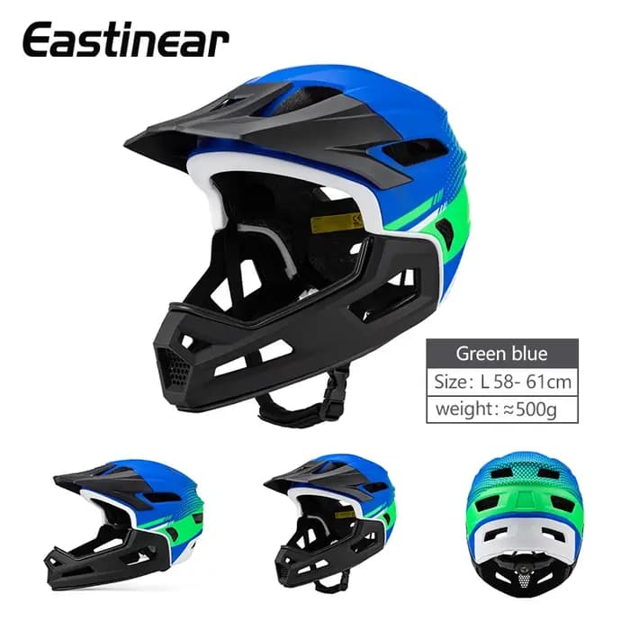 Eastinear's nouveau casque de vélo adulte intégral détachable Sports de plein air moto Skateboard