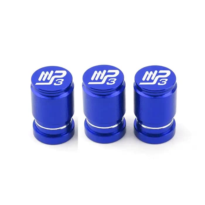 3 pièces pour Piaggio MP3 250 300 500 MP3250 MP3300 MP3500 accessoires de moto Valve de pneu Port d'air tige couvercle bouchon Logo