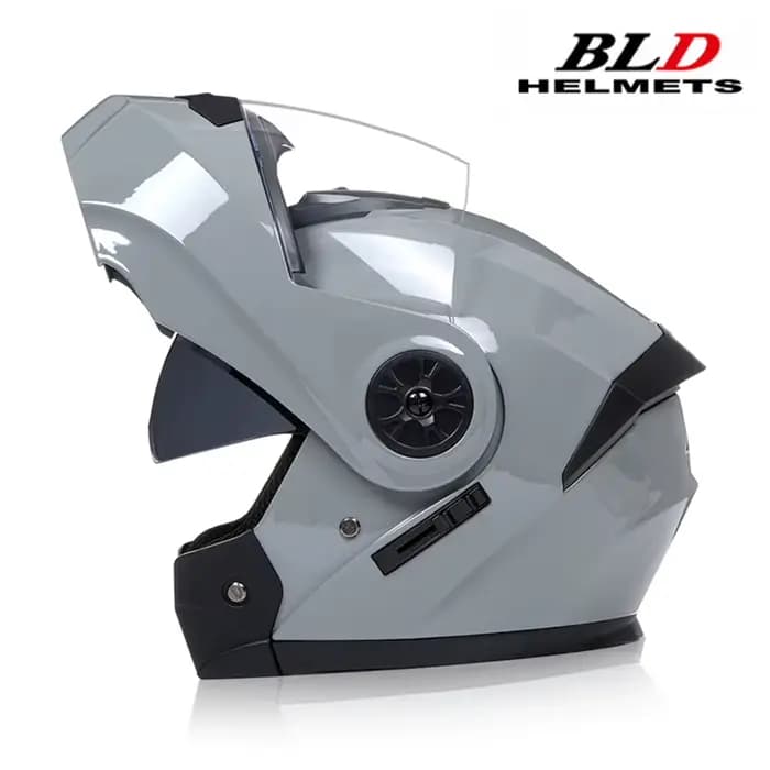 Casque de moto modulaire à double pare-soleil pour hommes et femmes
