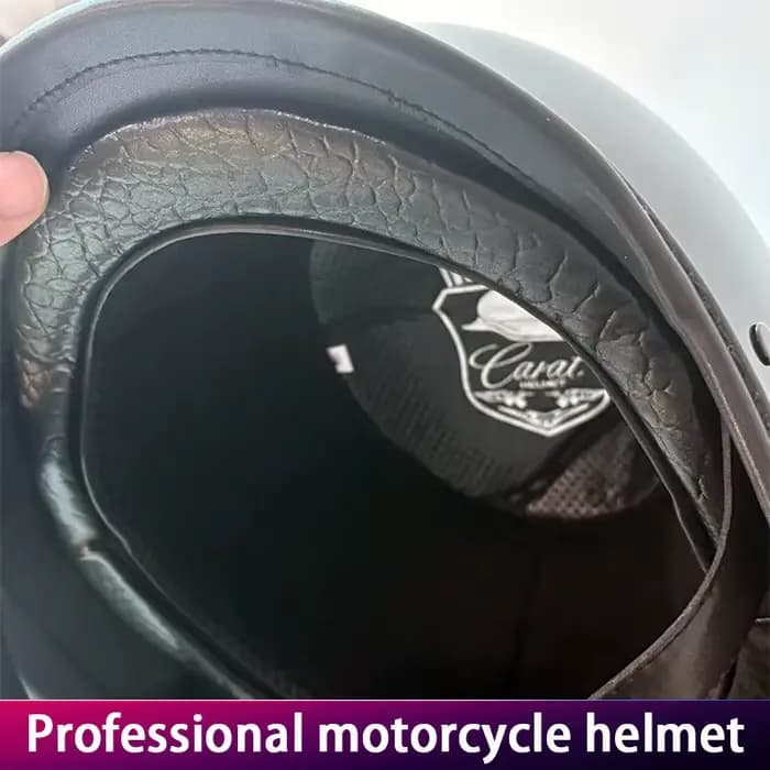 Casque de soldat rétro pour hommes, moto de croisière, vélo lourd, demi-seau de Style allemand, couvre-chef Vintage pour motards