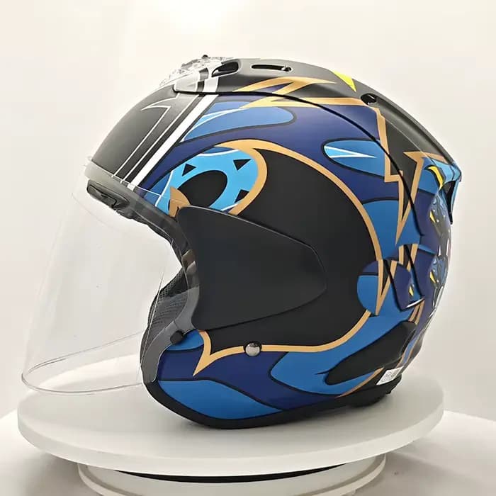 Casque de moto demi-coque VZ RAM Kirin Big Eyes de haute qualité pour homme et femme