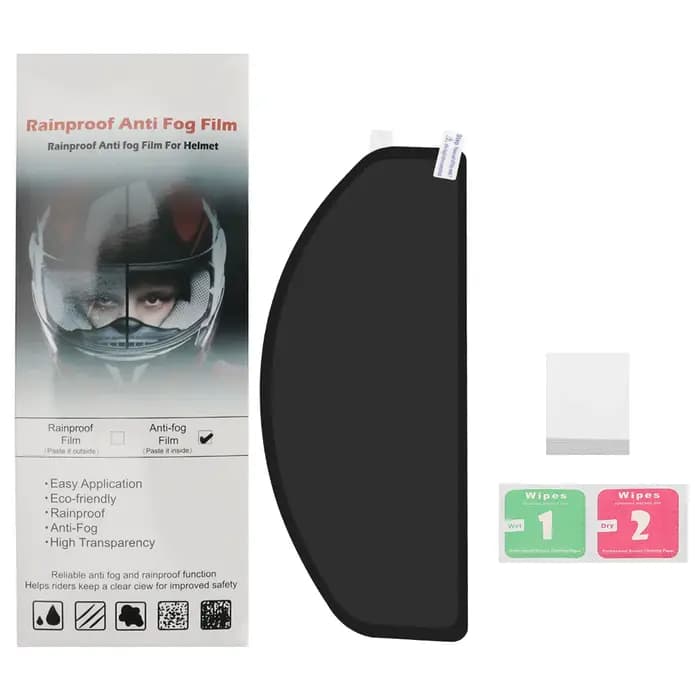 1 ensemble de Film antibuée Anti-éblouissement pour casque de moto