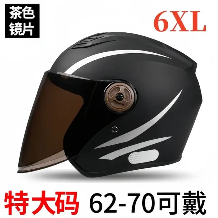Casque de moto 6XL pour grosse tête, 70 cm, automne-hiver, casque pour grosse tête, casque chaud pour hommes et femmes, casque de moto scooter
