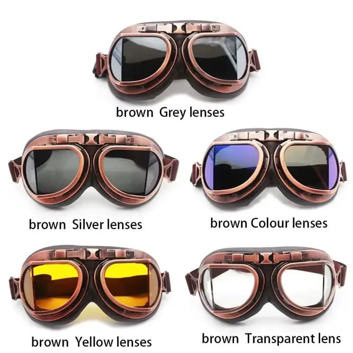 Lunettes de protection de moteur vintage