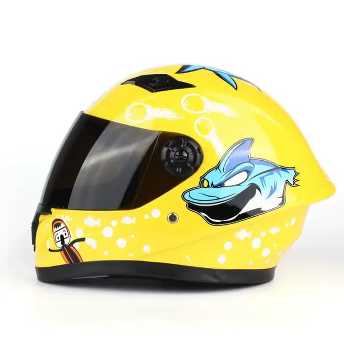 Mignon enfant Karting casques intégraux garçons filles 4 saisons Sports de plein air tête réglable vélo moto équitation enfants casque