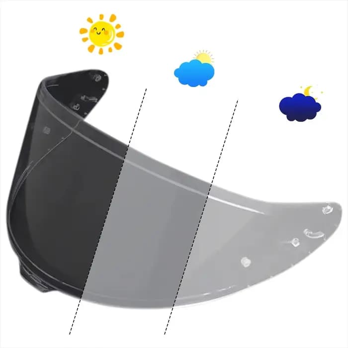 Pour shoei X15 RF-1400 Z-8 CWR-F2 NXR2 casque lentille hromique