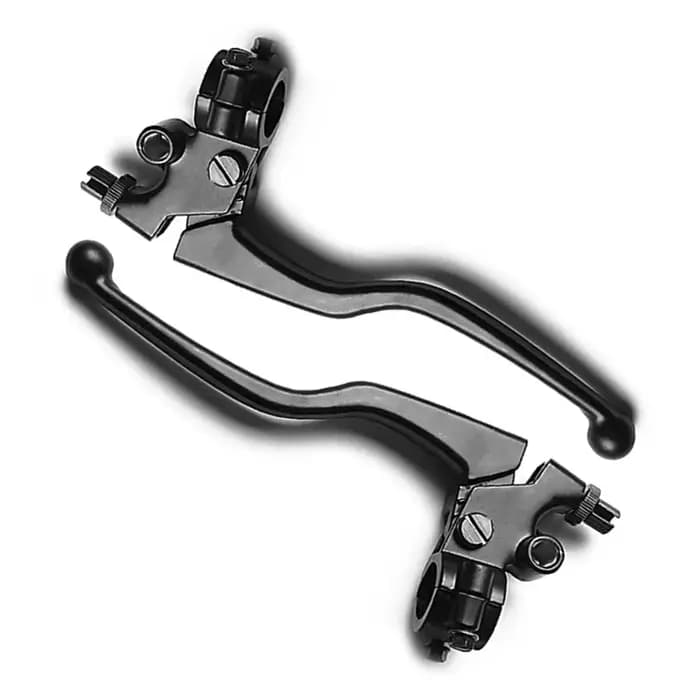 Paire de leviers de frein et d'embrayage de moto