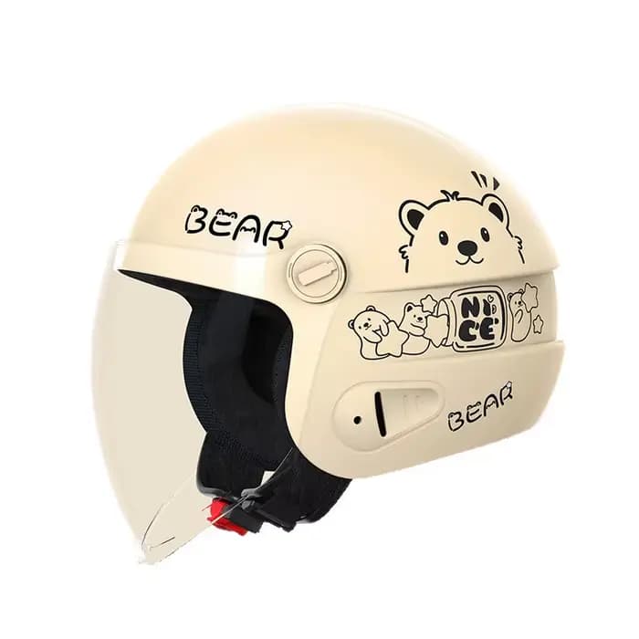 Nouveau casque de moto classique rétro Scooter demi-casques ultraléger