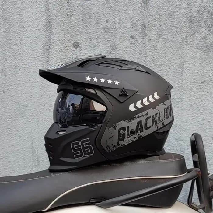 Nouveau Casque de Moto Vintage