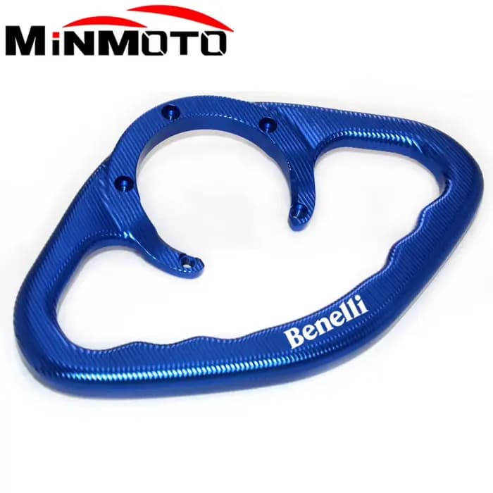 Support d'accoudoir de réservoir de carburant CNC pour moto, poignée de maintien pour passager pour