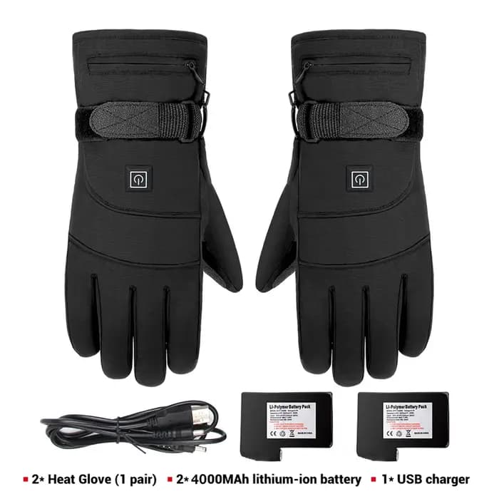 Gants chauffants pour l'hiver