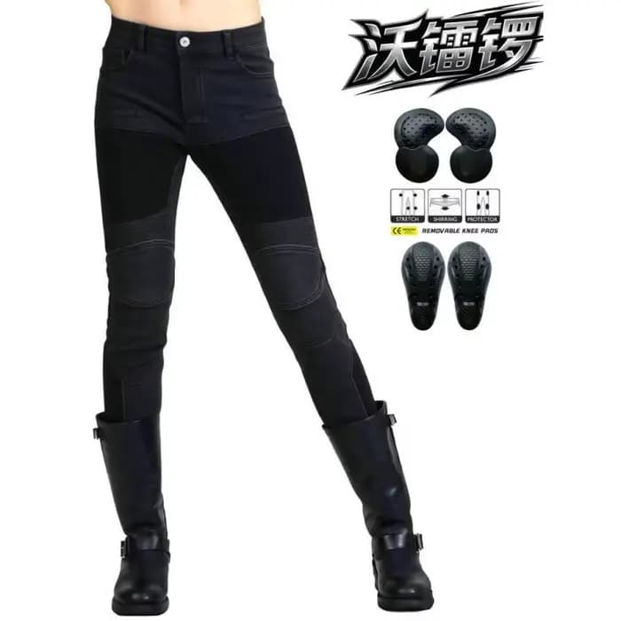 Pantalon de moto en maille pour femme