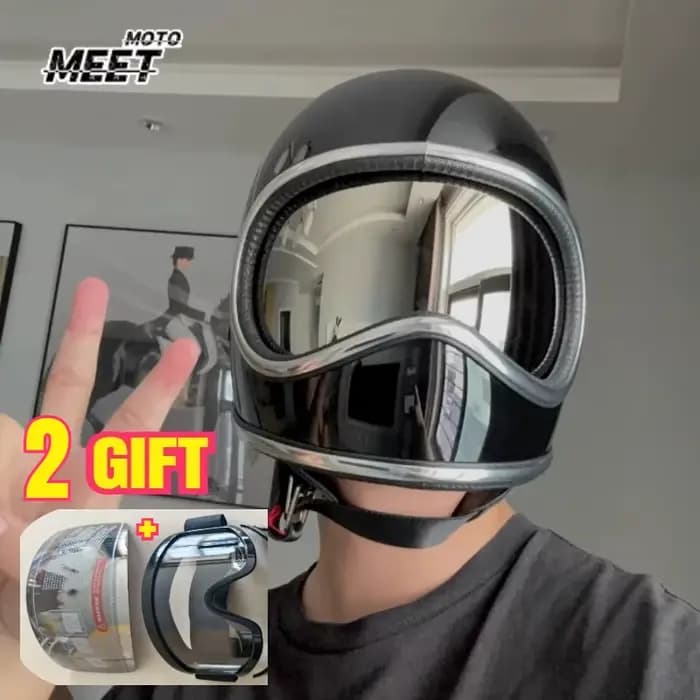 Casque de moto HOT, coque en fibre de verre