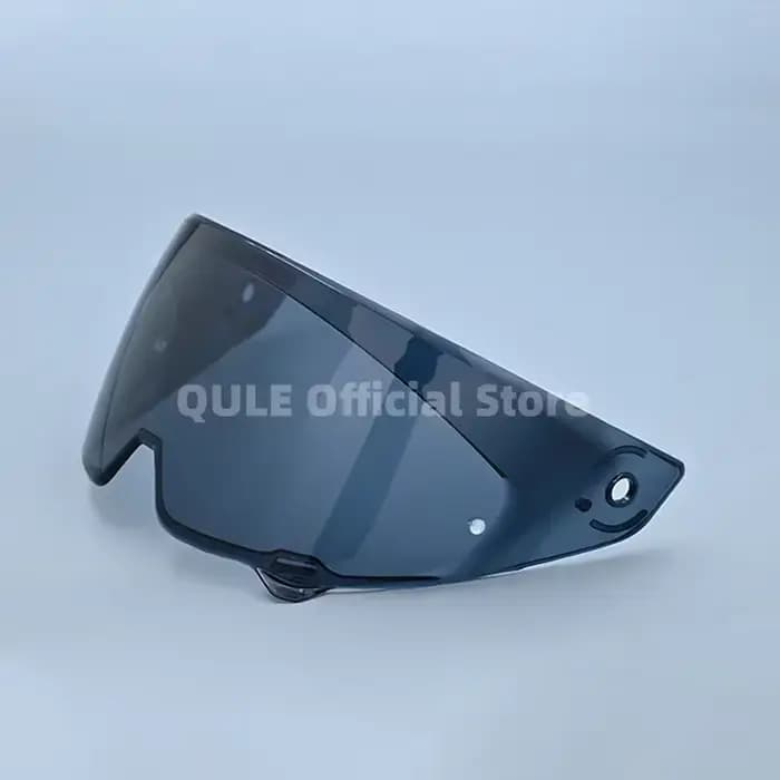Visière de casque de moto avec placage de lunettes