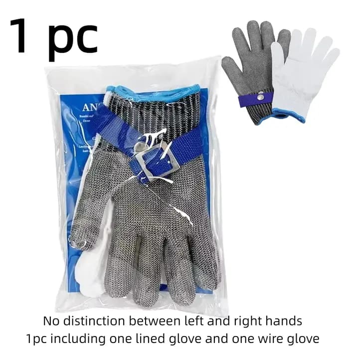Gants de sécurité Anti-coupure en acier inoxydable