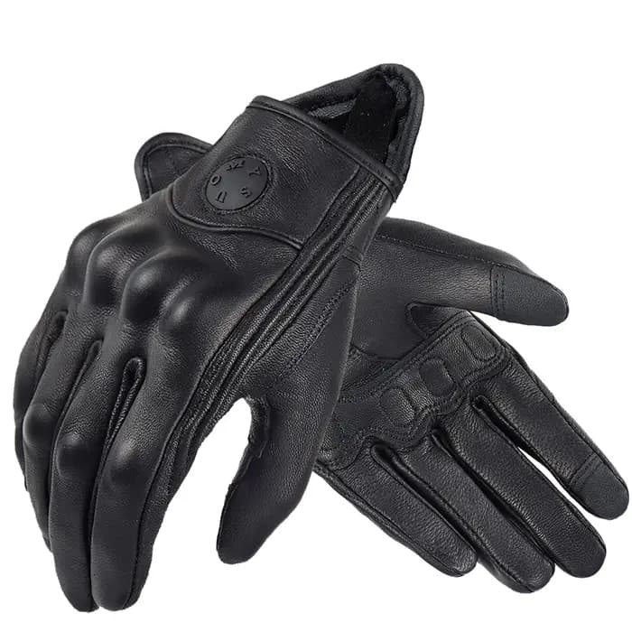 SUOMY rétro cuir femmes Moto gants dame rose vélo électrique Guantes