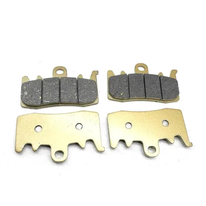 Plaquettes de frein avant et arrière pour moto