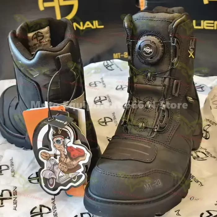 Bottes de course moto MT-20 antidérapantes MT-10 imperméables en cuir avec boucle de pouce