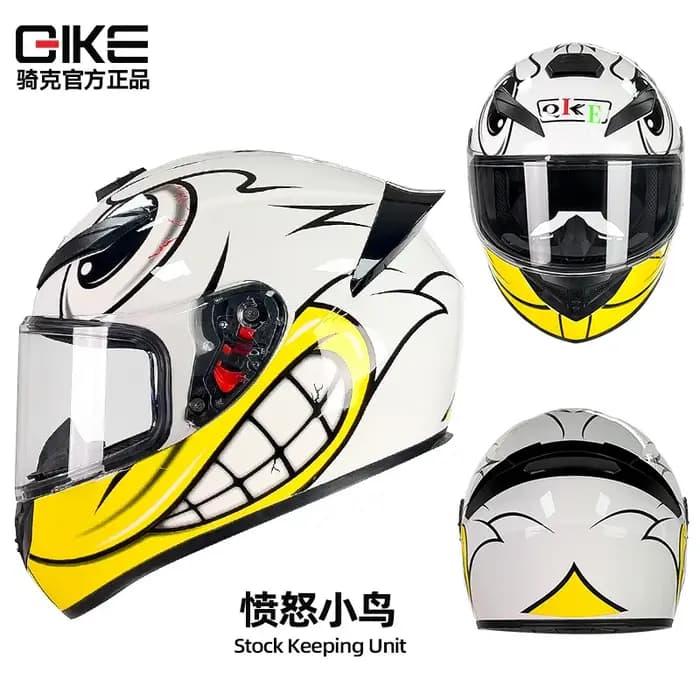 Casque de moto intégral unisexe