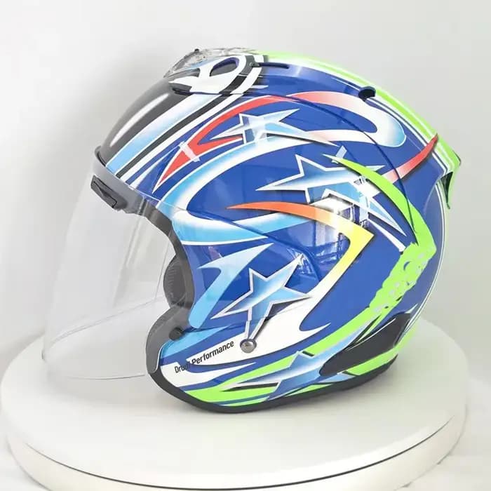 Casque de moto VZ RAM Big Eyed Half Helmet Cruiser Open Face, casque de sécurité pour moto, casque de scooter
