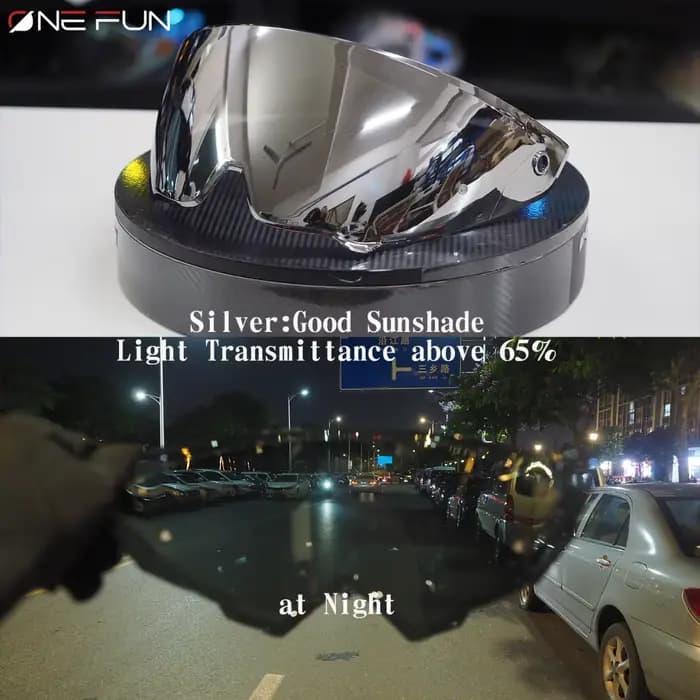 Visière de remplacement pour casque de moto
