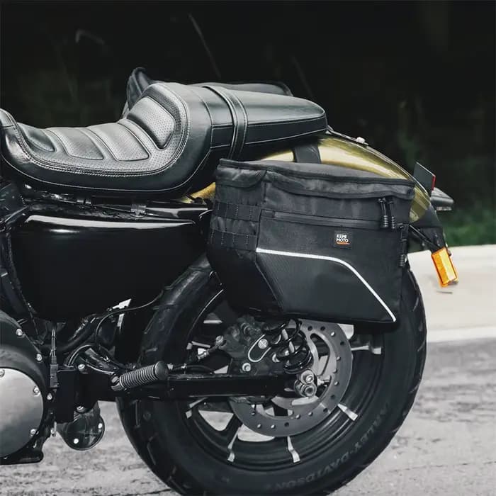 Sacs de selle de moto 26L en toile