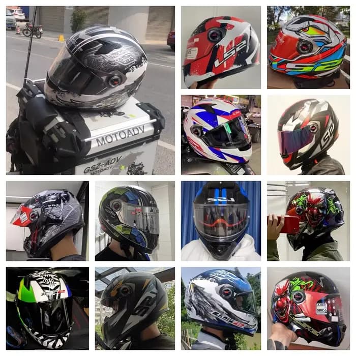 Casque de moto hommes femmes