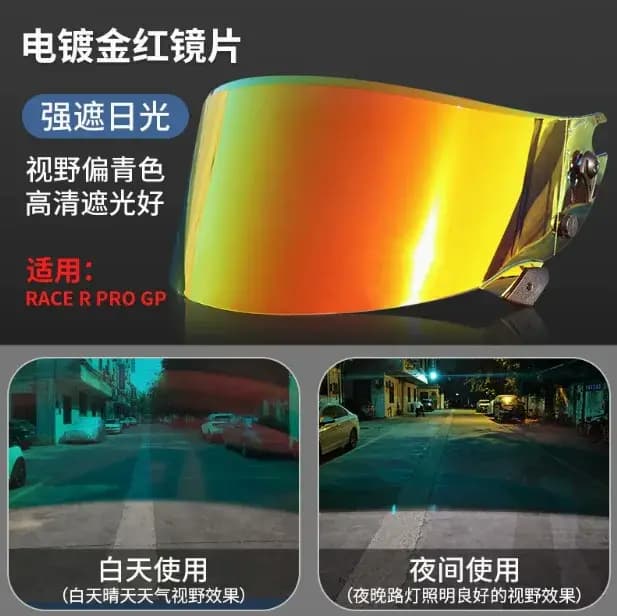 Casque de moto avec visière intégrale pour SHARK RACE R PRO GP