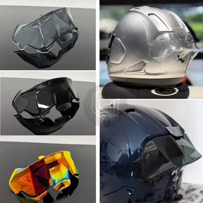 Becquet de casque de garniture arrière de moto pour Arai RX-7X