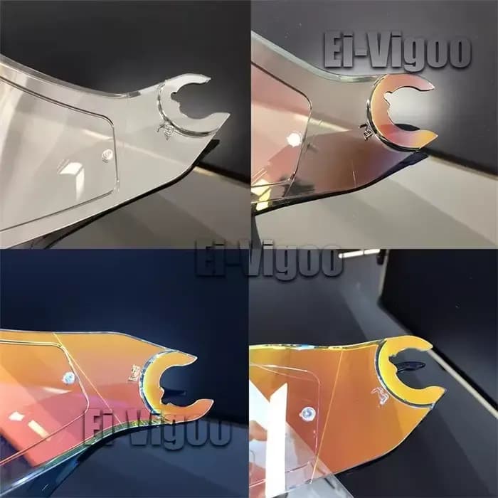 Visière de casque de moto pour Shark Skwal D-Skwal 2 Spartan carbone accessoires