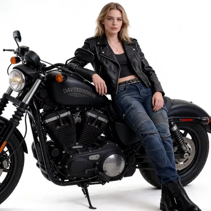 Pantalon de moto en Kevlar pour femme