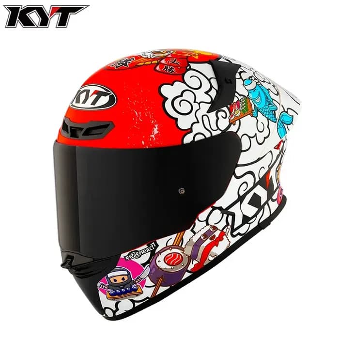 Casques de moto KYT TT-REVO, casques intégraux pour sportives, homologués ECE2206, pour la course sur route, casques moto KYT intégraux pour Yamaha et Honda