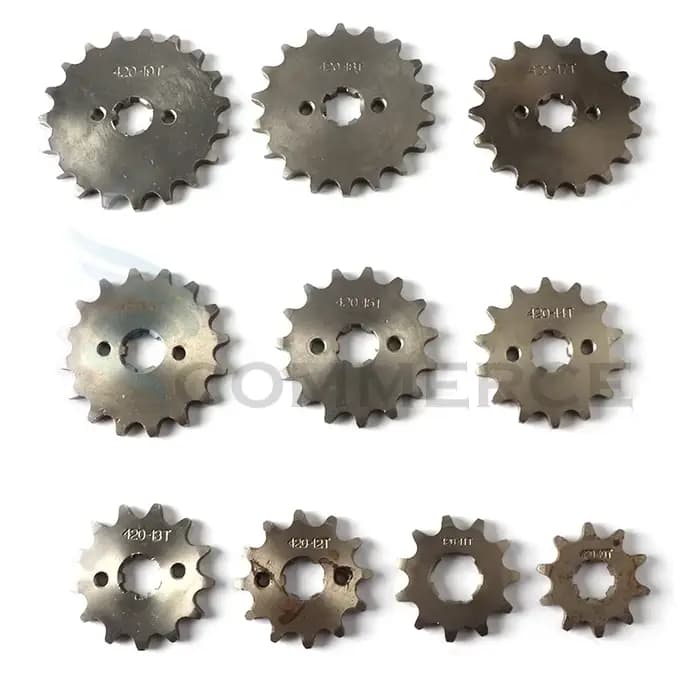 420 # 17mm 10 11 12 13 14 15 16 17 18 19T dents pignon de moteur avant pour Dirt Pit Monkey Dax vé