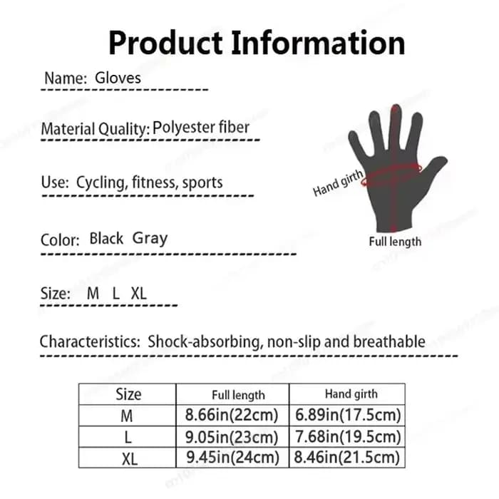 Gants de cyclisme d'hiver chauds moto vélo randonnée