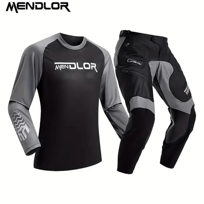 Ensemble de pantalons tricotés MENDLOR Mx 2024 pour moto tout-terrain