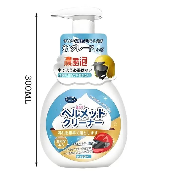 Nouveau Nettoyant Mousse pour Casque Moto Nettoyage à Sec du Doublure Intérieure 300ml Détachant pour Gants