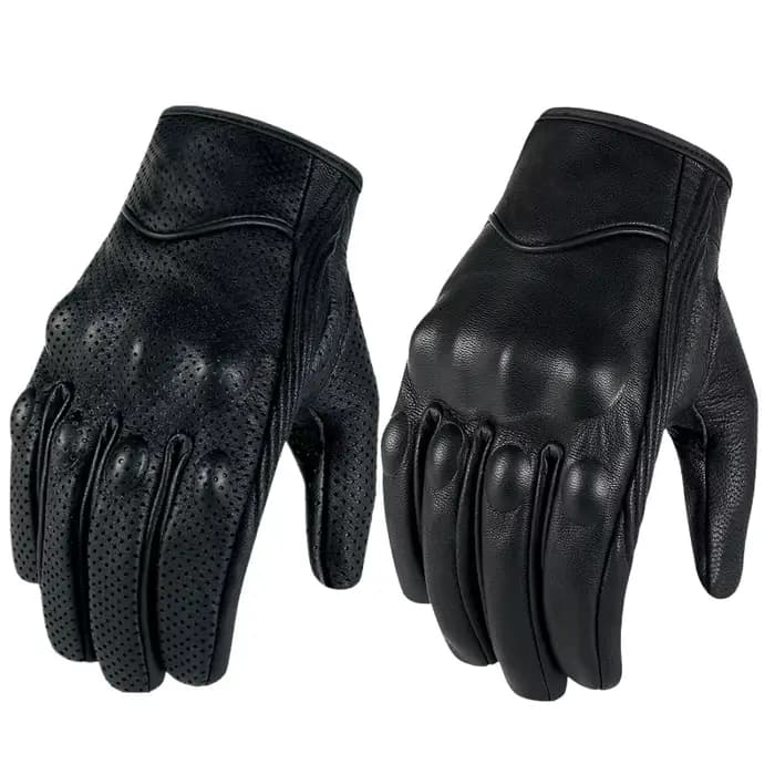 Gants De Moto en cuir tactile pour hommes