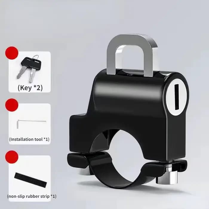 Accessoires de moto : Antivol de casque de moto 1 pièce