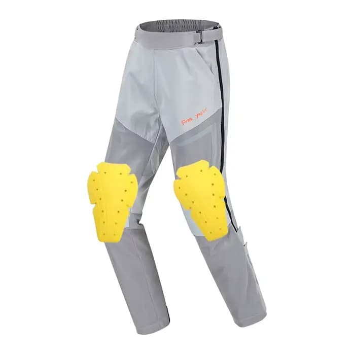 Pantalon de moto respirant pour homme, pantalon d'équitation, automne-vert, équipé de poignées amovi