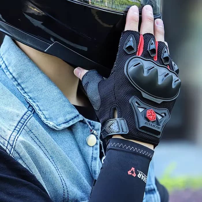 Scoyco – Gants de Moto demi-doigt