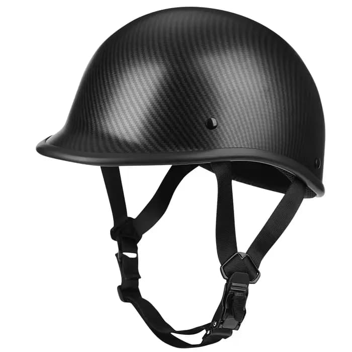 Casque de moto classique rétro à visage ouvert