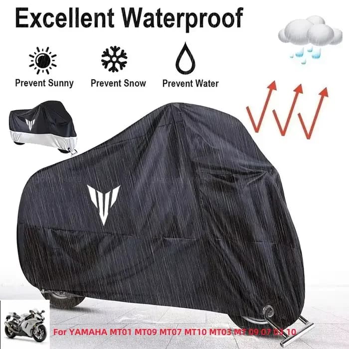 Housse de protection Uv pour moto, anti-poussière, pour YAMAHA MT01 MT09 MT07 MT10 MT03 MT 09 07 03